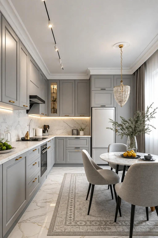 کابینت نئوکلاسیک آشپزخانه متری ۳۵ میلیون