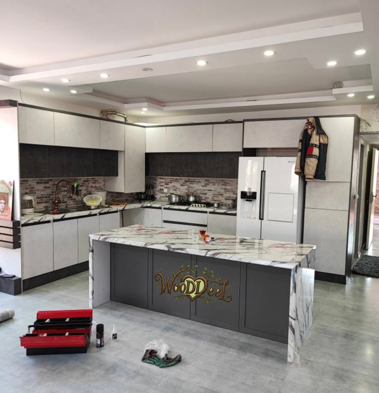 طراحی و اجرای کابینت MDF اقتصادی توسط وودل