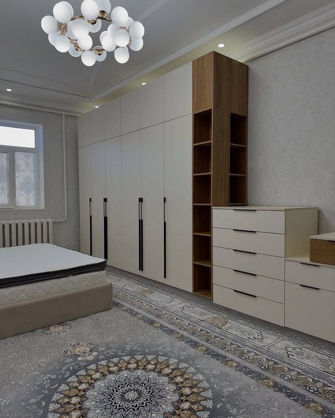 کمد دیواری MDF مدرن اقتصادی متری ۱۹ میلیون