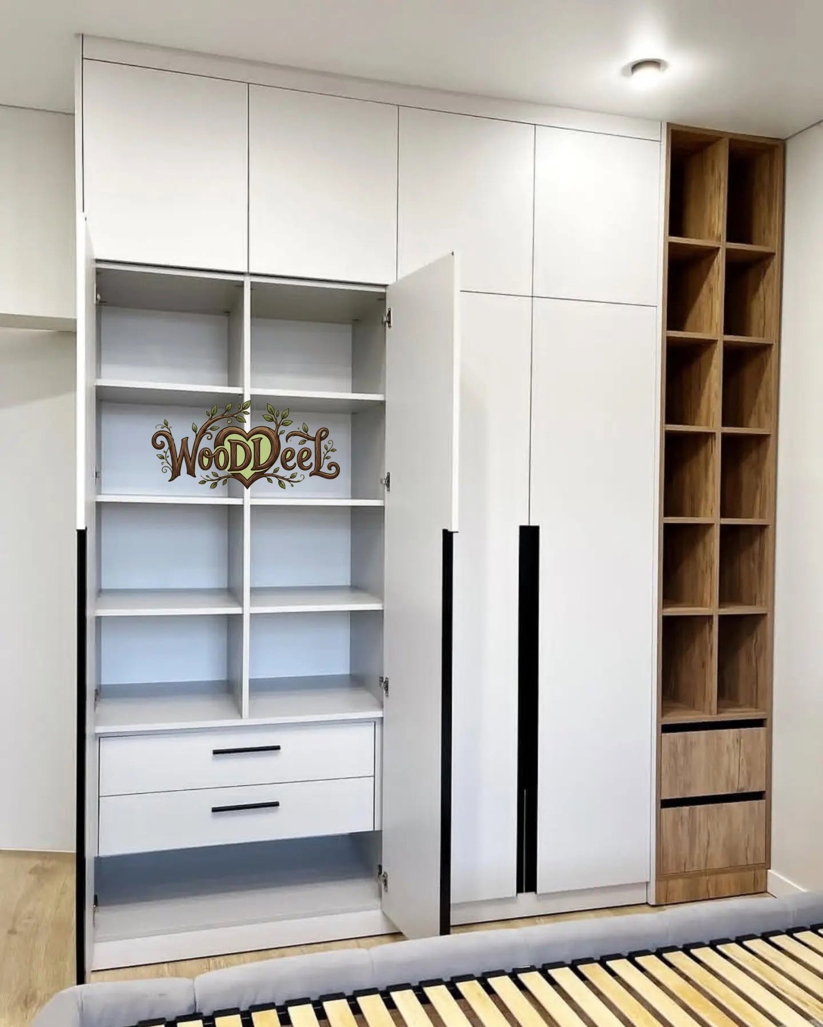 کمد دیواری MDF مدرن اقتصادی متری ۲۲ میلیون